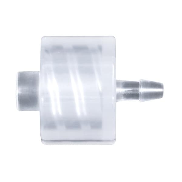 Cole Parmer Luer to Hose Barb Fitting, Straight Adapter, Polypropylene, Cleanroom, Male Luerx1/4in ID; 10PK LM-4PP-QC - main